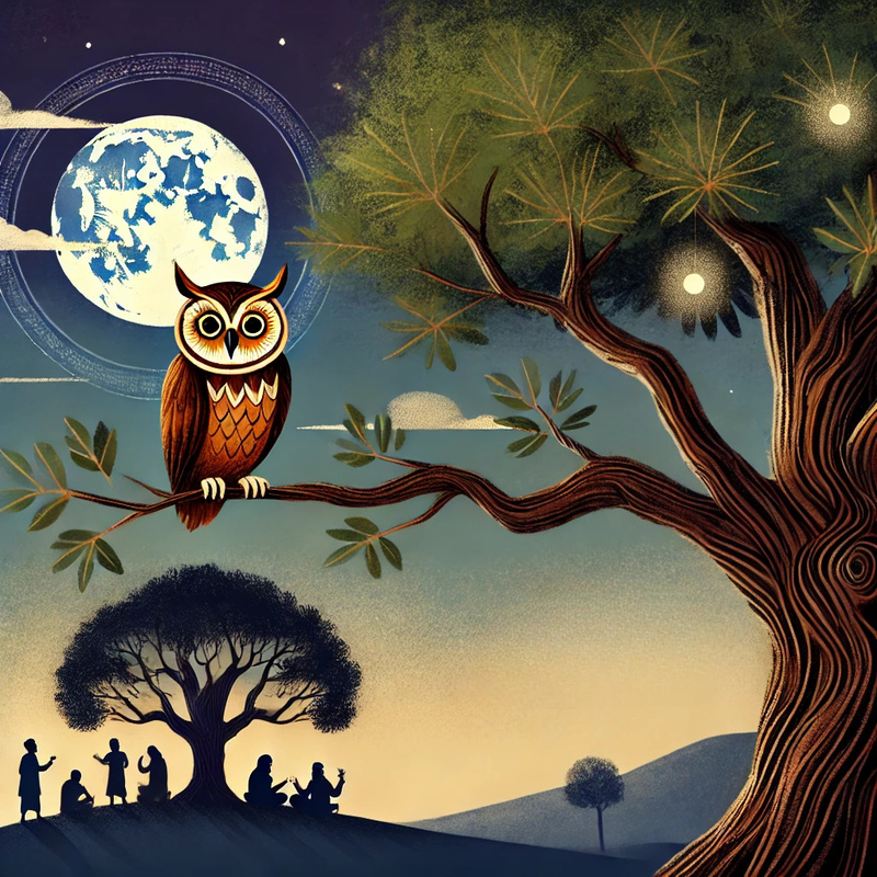 बूढ़ा उल्लू और उसकी समझदारी | The Old Owl and Its Wisdom - Read in Hindi, English, Urdu & Farsi