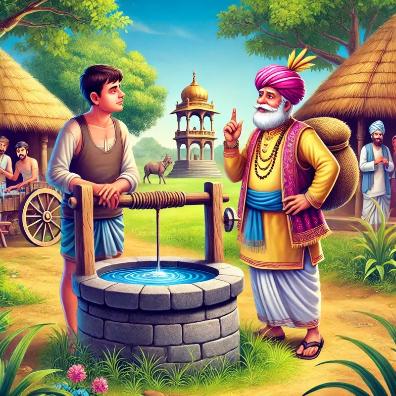 किसान और कुआँ | The Farmer and the Well - Read in Hindi, English, Urdu & Farsi